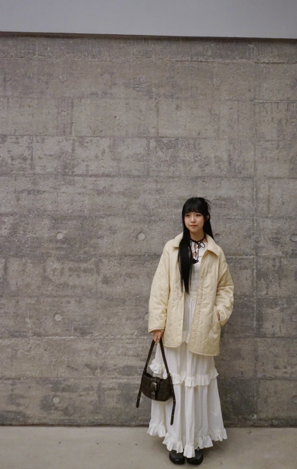 【日系感 UPUPUP!🎀】Padded worker jacket - Cream