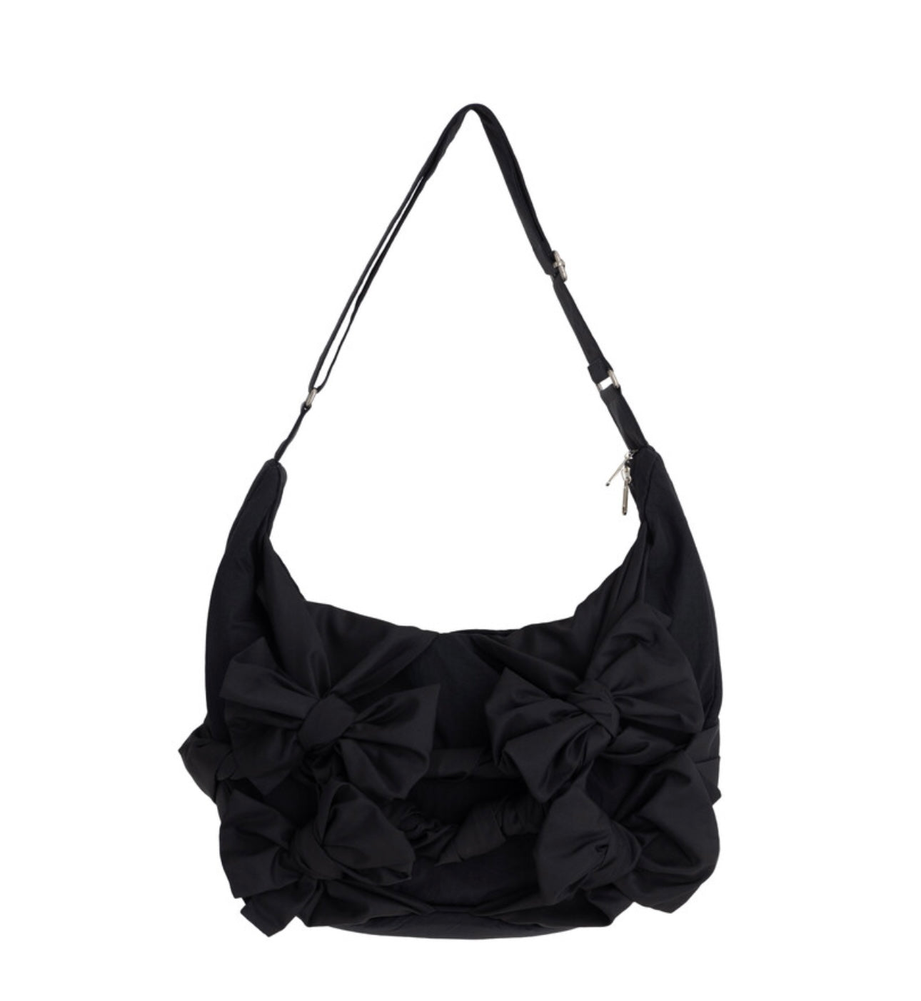 【IUGA】Knotted Shoulder Bag / Black