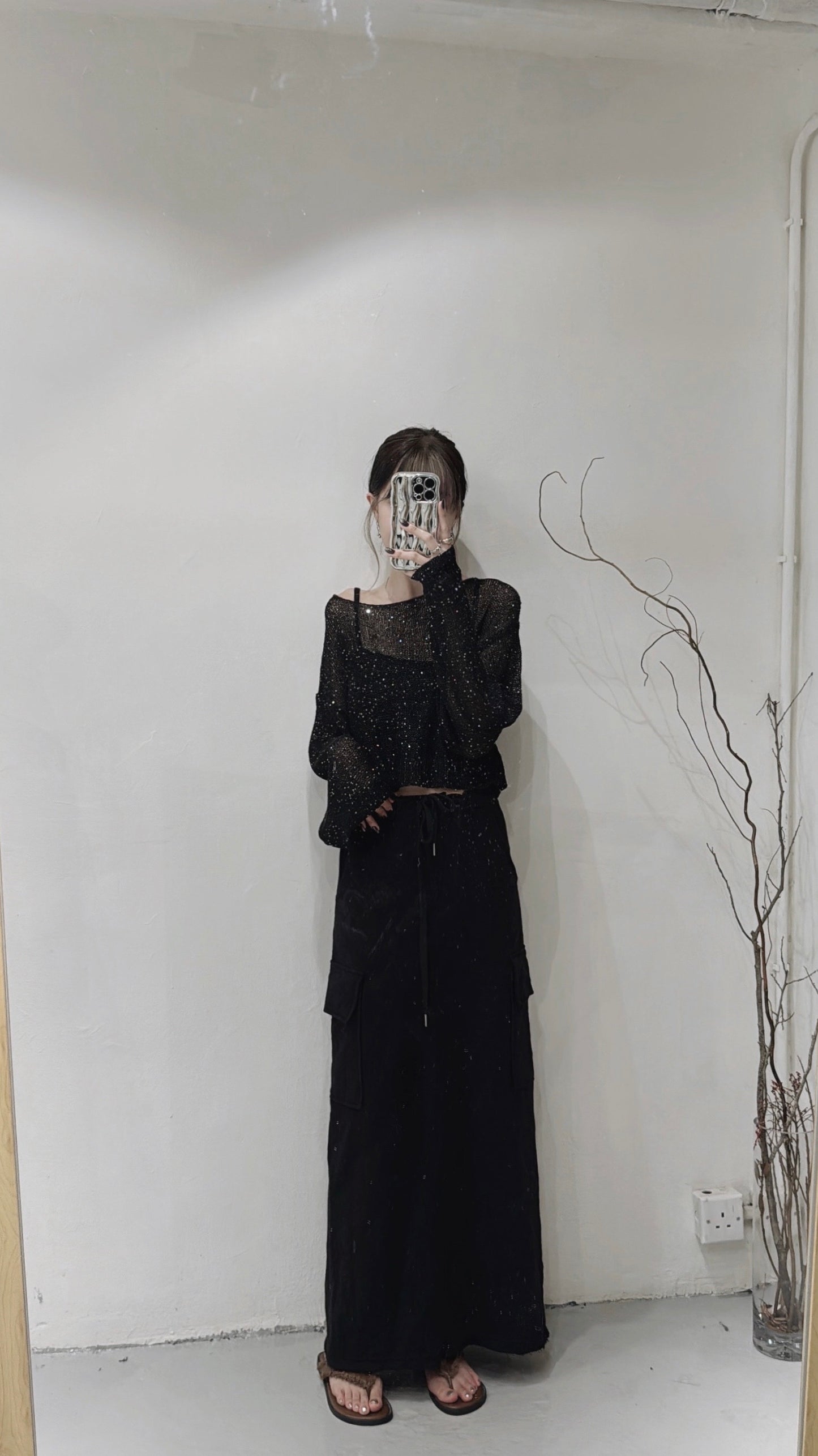 【店主PICKS!】Glitter top/ black