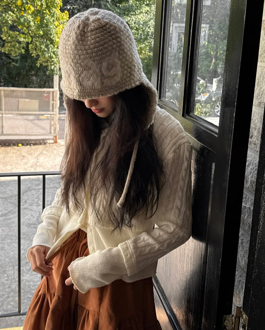 [直播92折適用!] layered cardigan/ ivory