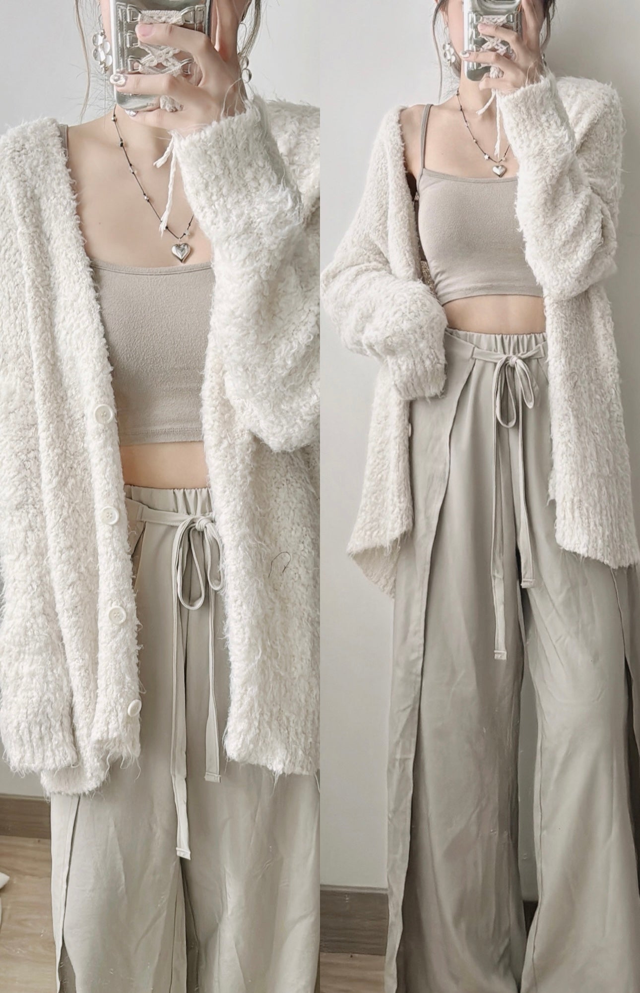 【🎉新年日系感up！】 Freya Momo Outer 🐑/ White