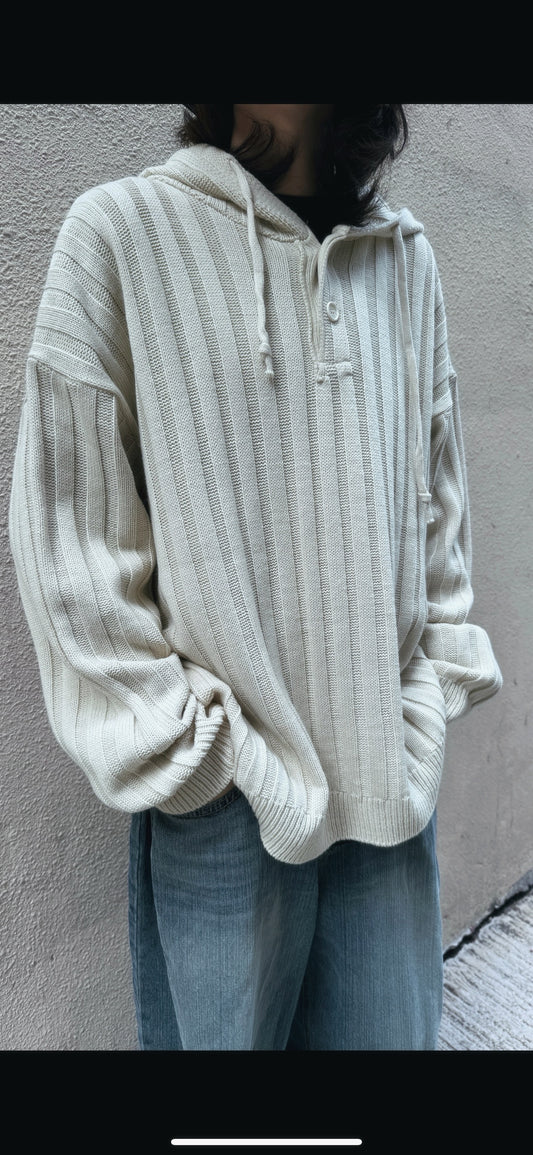 [Boys Basic option!] Stripe Hoodie - Beige