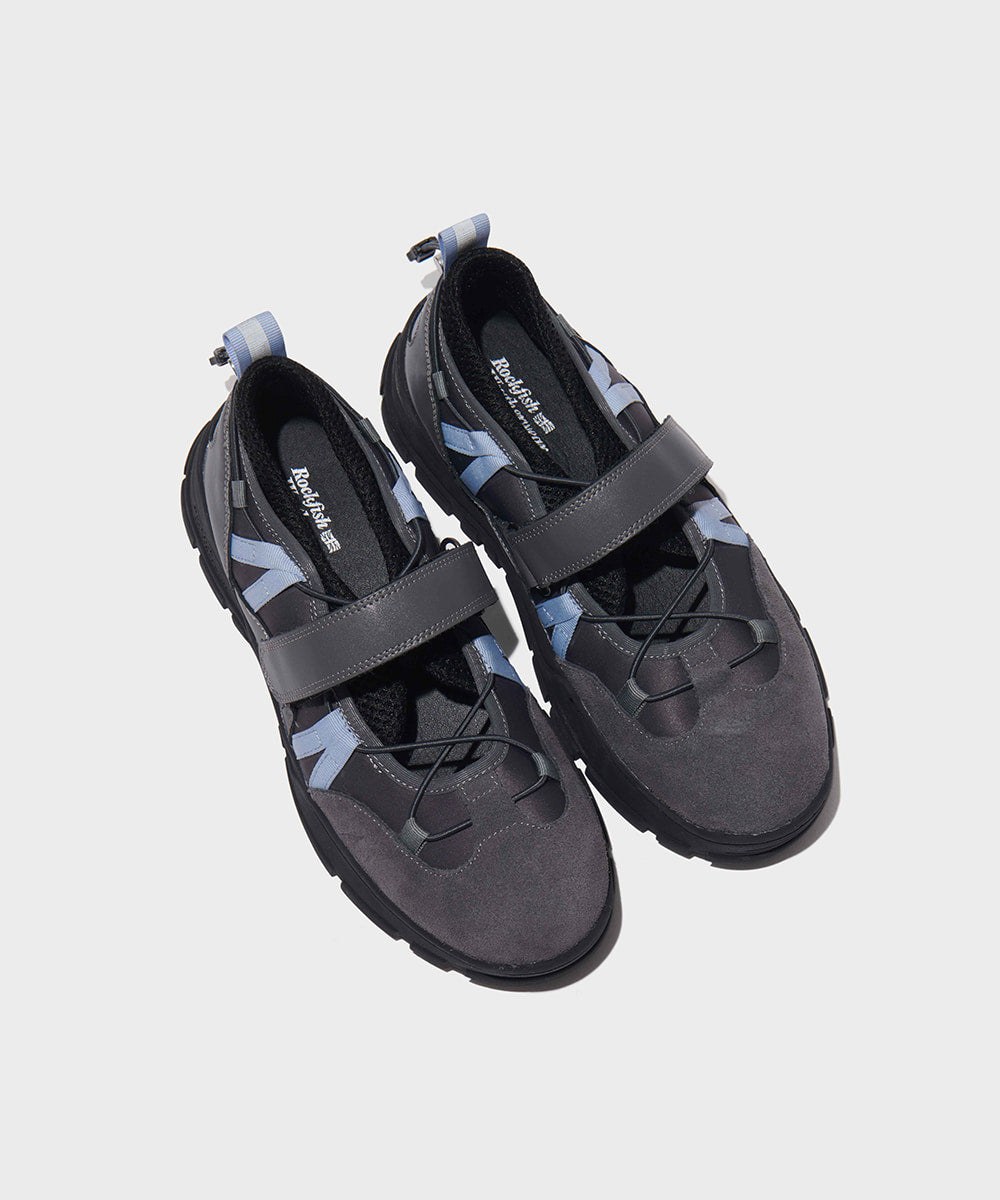 【Rockfish!】Bryn Velcro Sneakers - Dark Grey