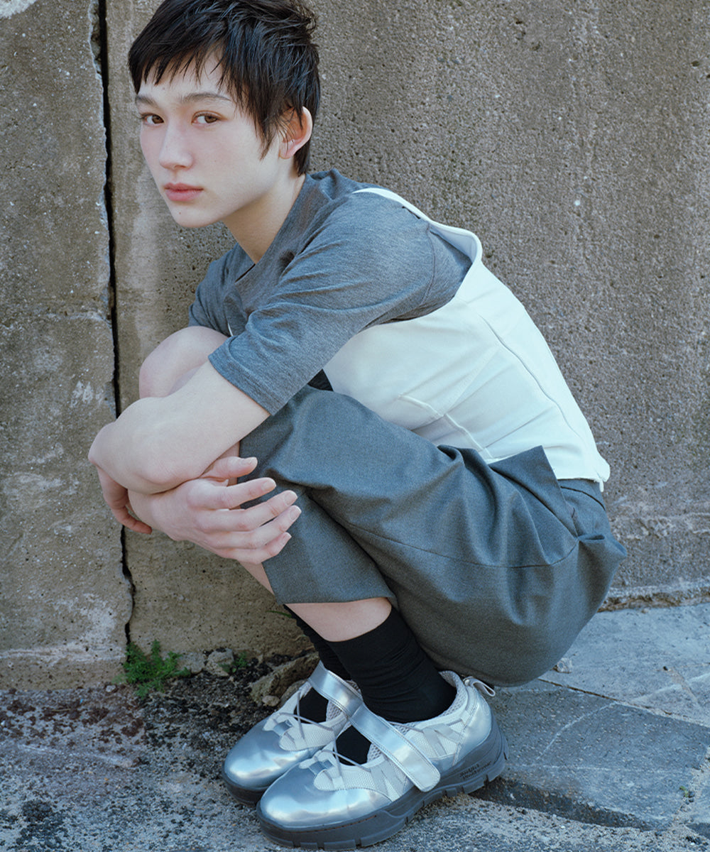 【Rockfish!】Bryn Velcro Sneakers (Mesh)- Silver