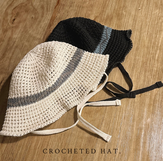 [ summer essentials! ] crocheted hat / 2 colors