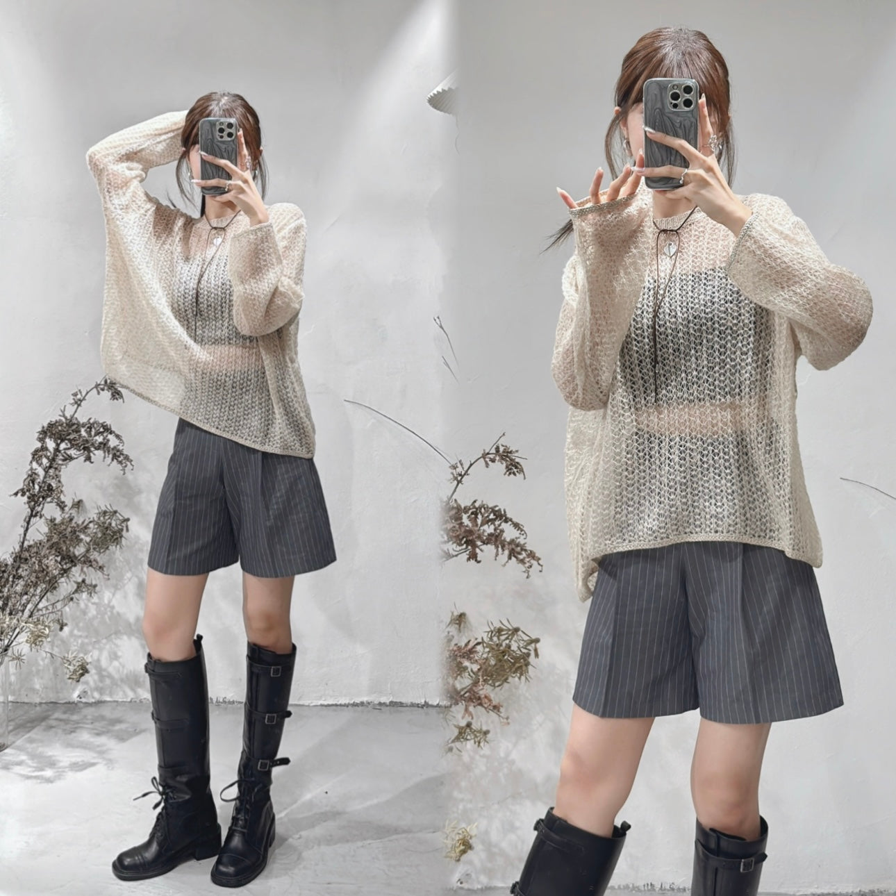 [直播92折適用!] Mohair comfy knit / beige