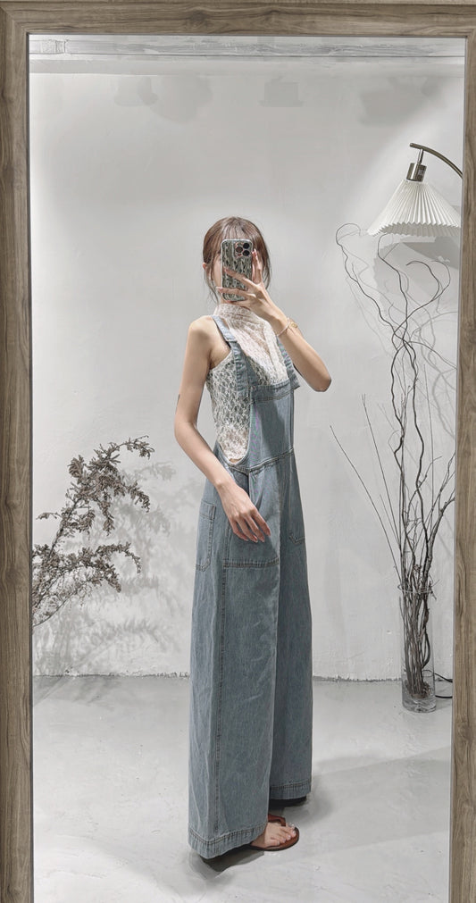 [ 不能錯過！] Kyle overalls / light denim