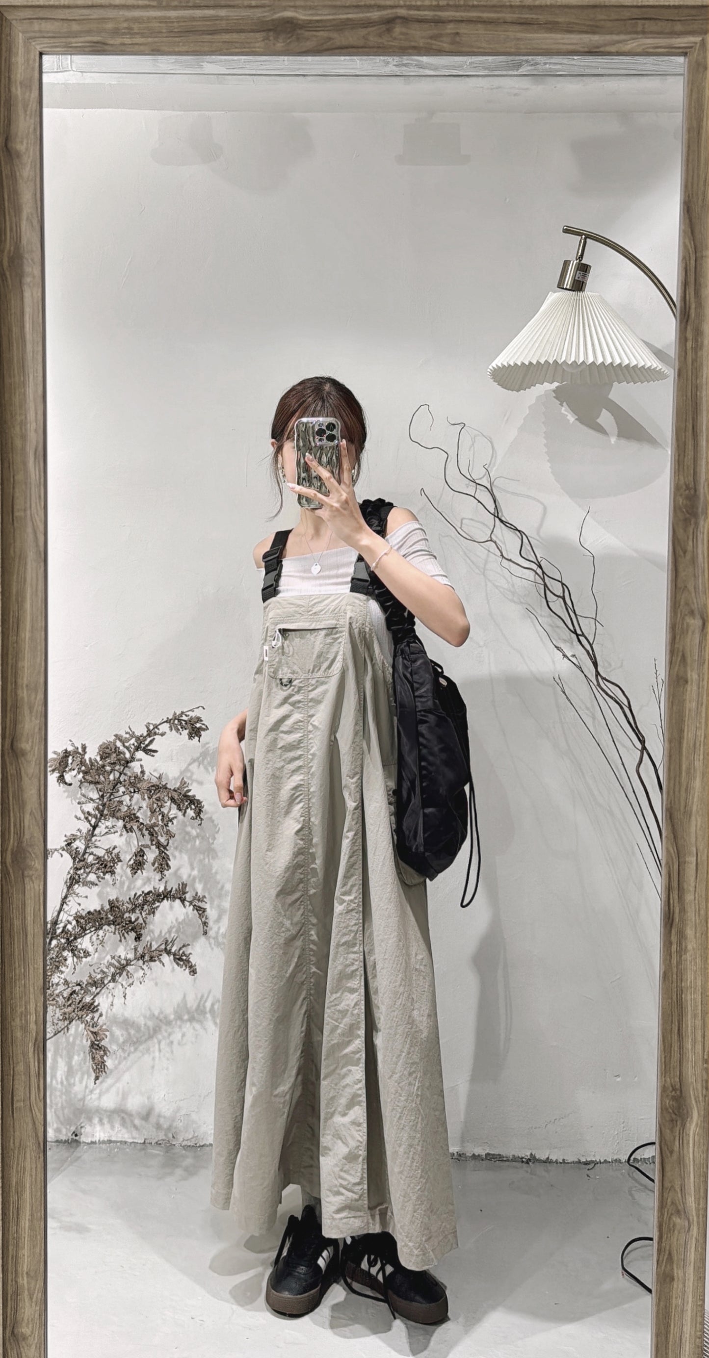 [ 完售即止！] Acka cargo dress/ grey