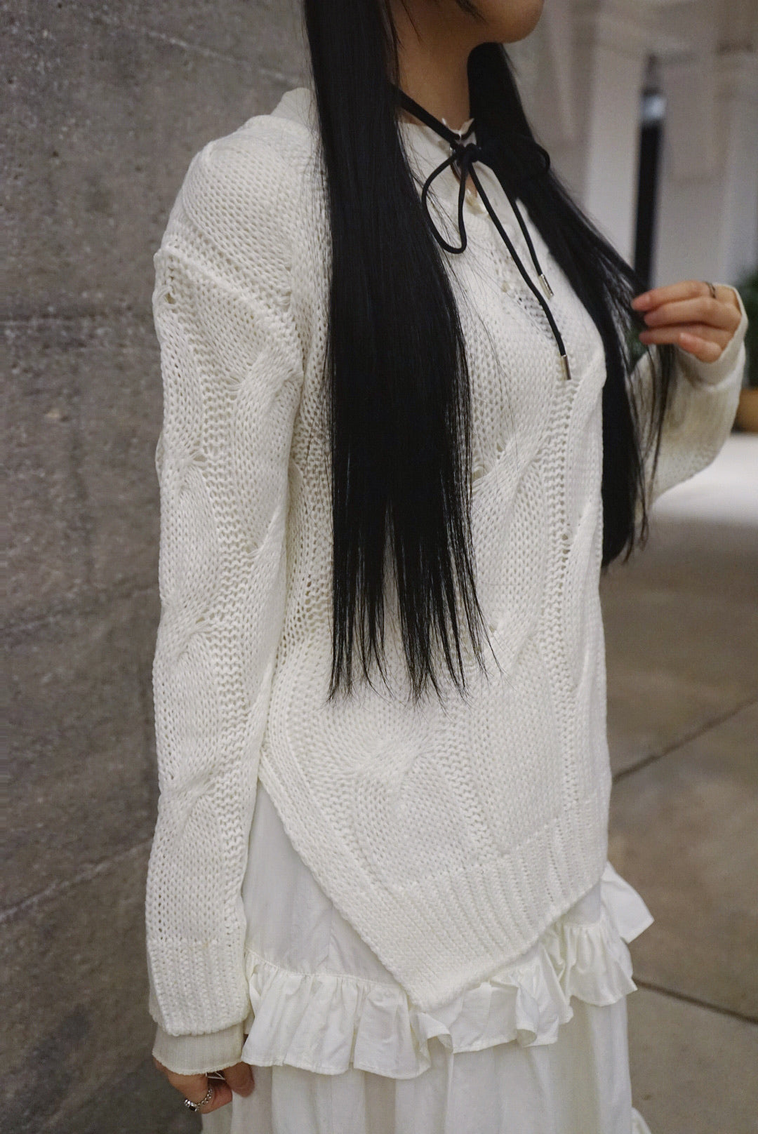 【🧧新年HAPPY價！】Flavia Knit/ white