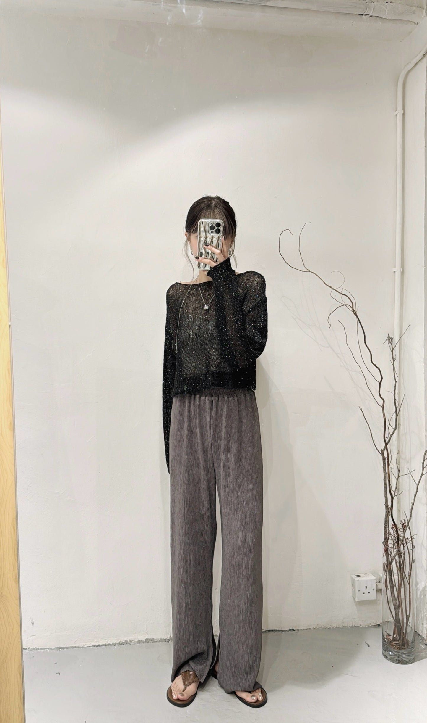 【店主PICKS!】Glitter top/ black