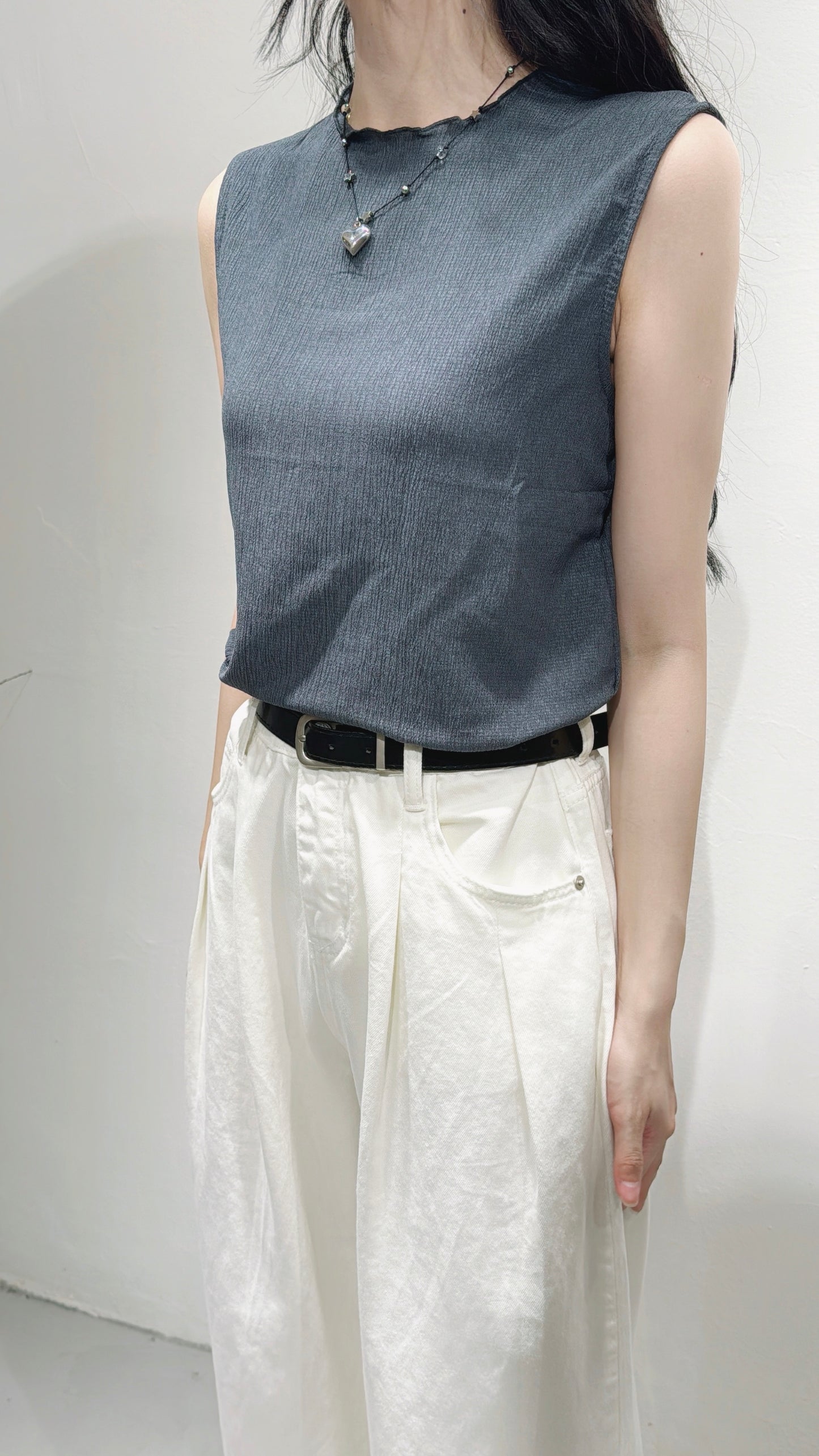 [ 內搭神物！] Ruffle Vest/ 4 colors