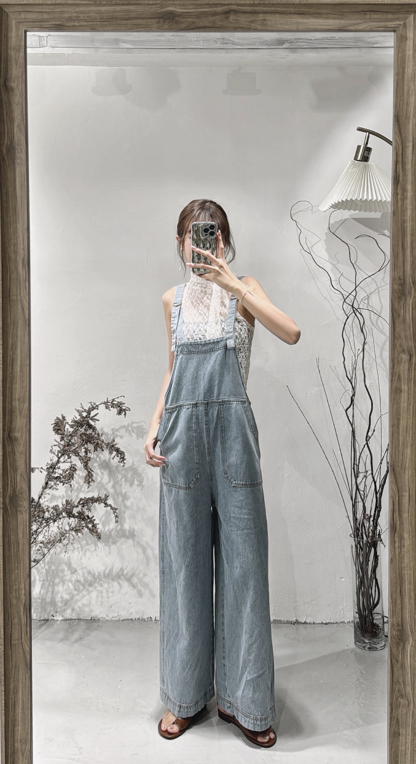 [ 不能錯過！] Kyle overalls / light denim