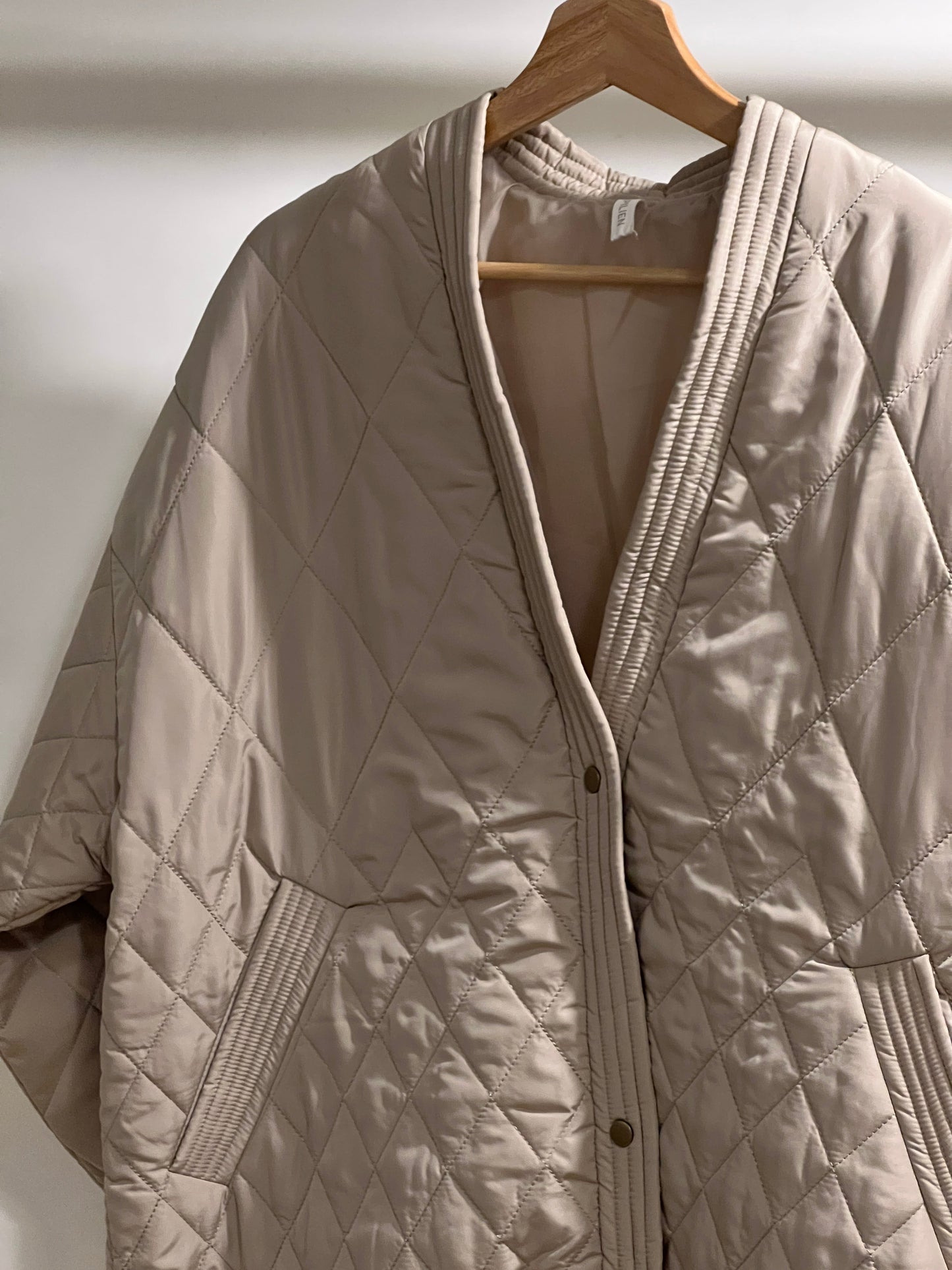 Kimono padded jacket / Beige