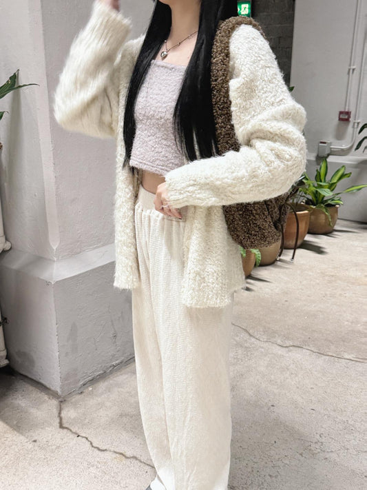 【🎉新年日系感up！】 Freya Momo Outer 🐑/ White