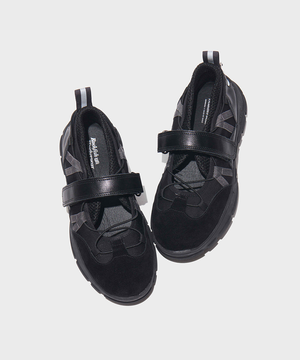 【Rockfish!】Bryn Velcro Sneakers - Black