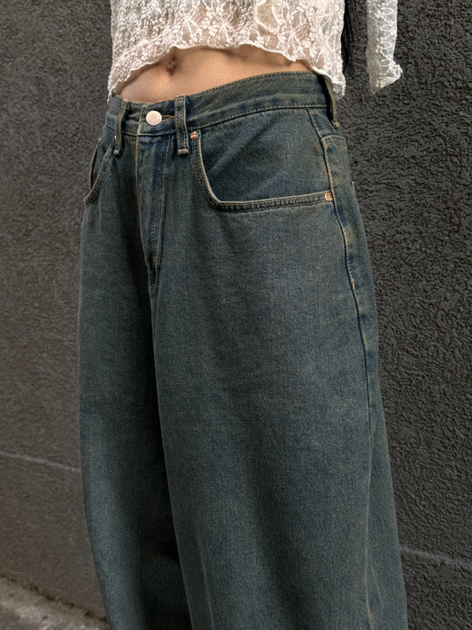 [ unisex! ] wayne jeans / dark blue