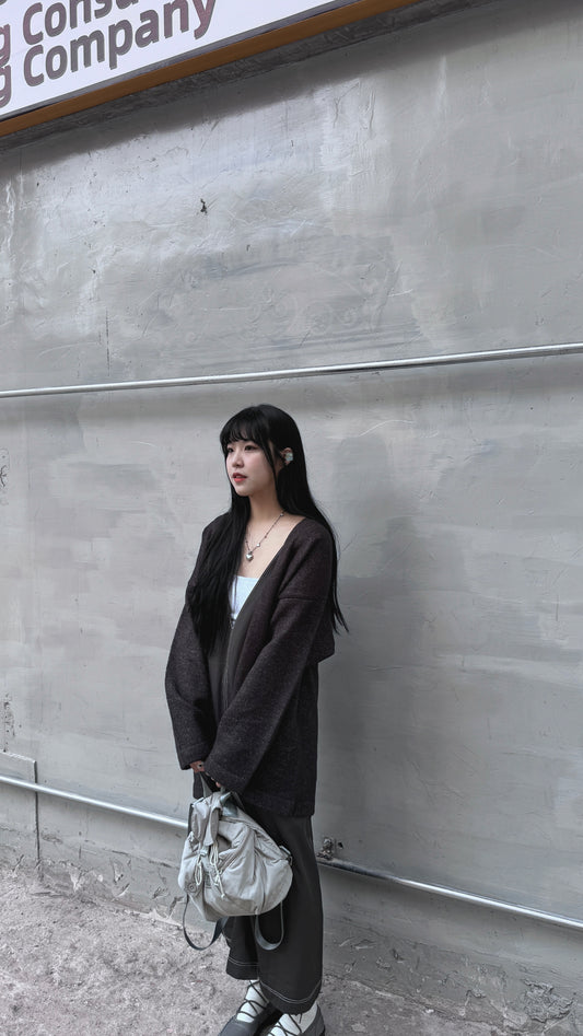 [溫柔感UP!] Omee Outer/ Charcoal