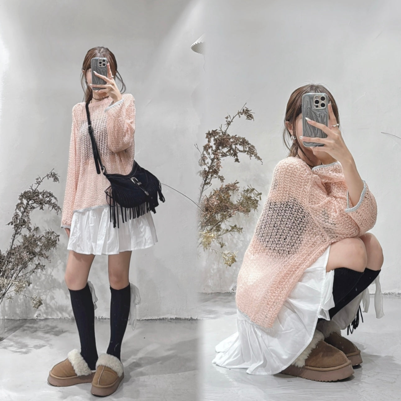 [直播92折適用!] Mohair comfy knit / pink