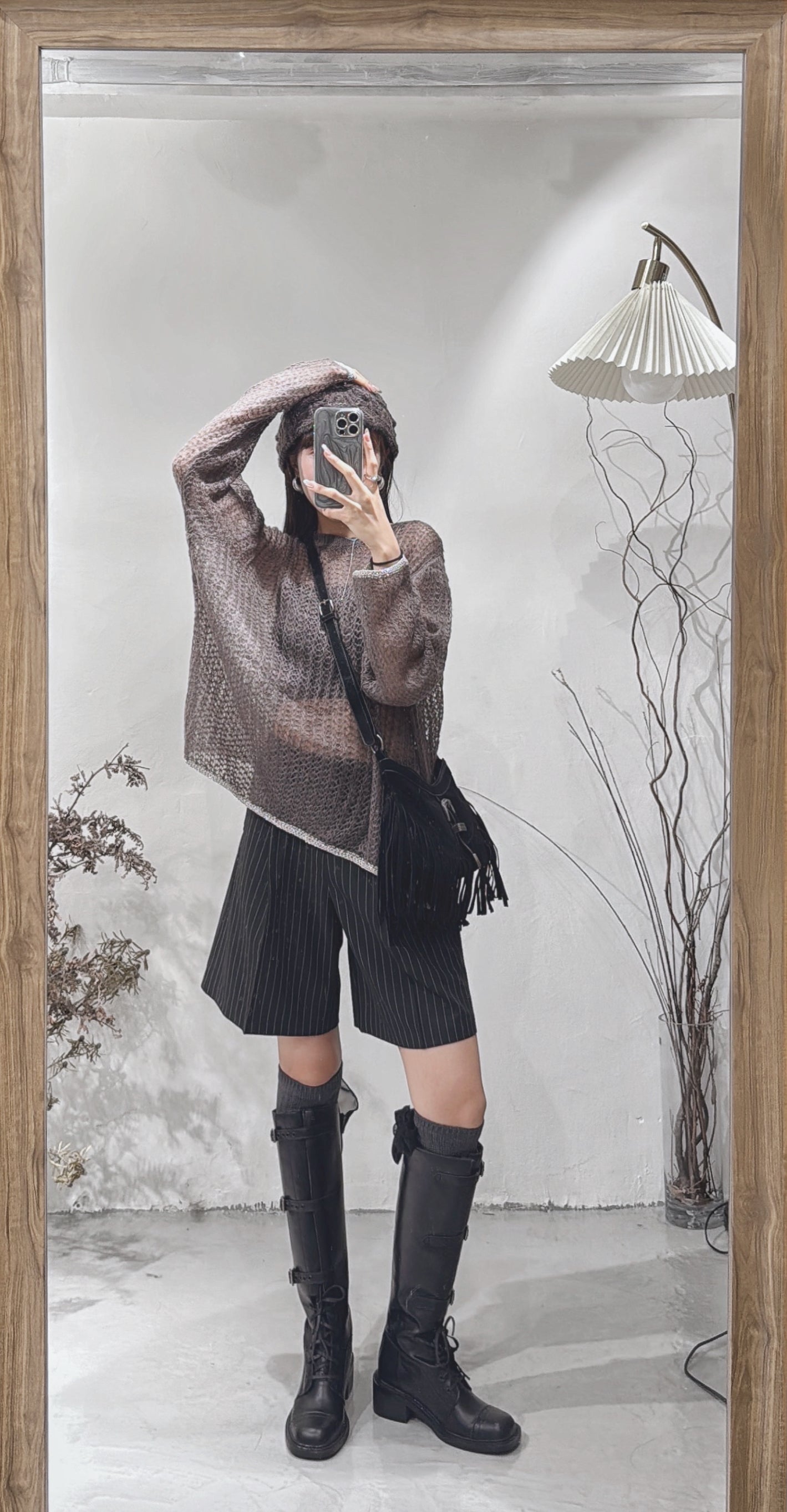 [直播92折適用!] Mohair comfy knit / brown