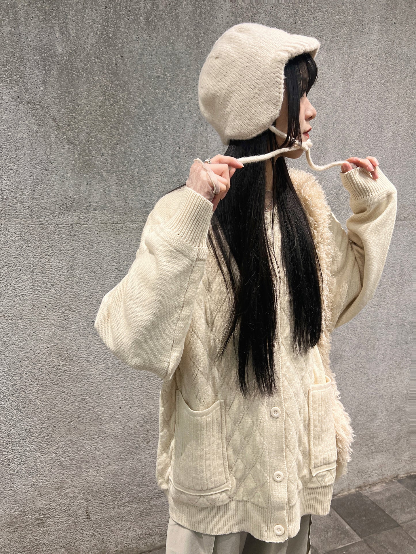 【完售即止！】Yooni outer/ beige