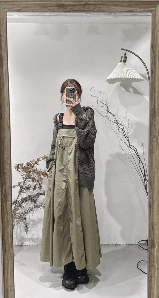 [ 完售即止！] Acka cargo dress/ olive