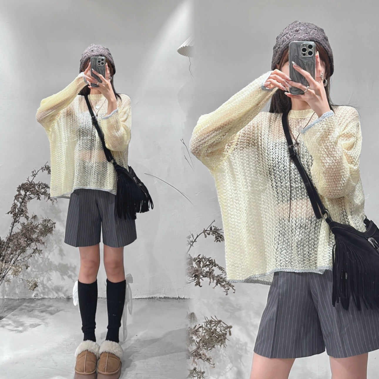 [直播92折適用!] Mohair comfy knit / yellow