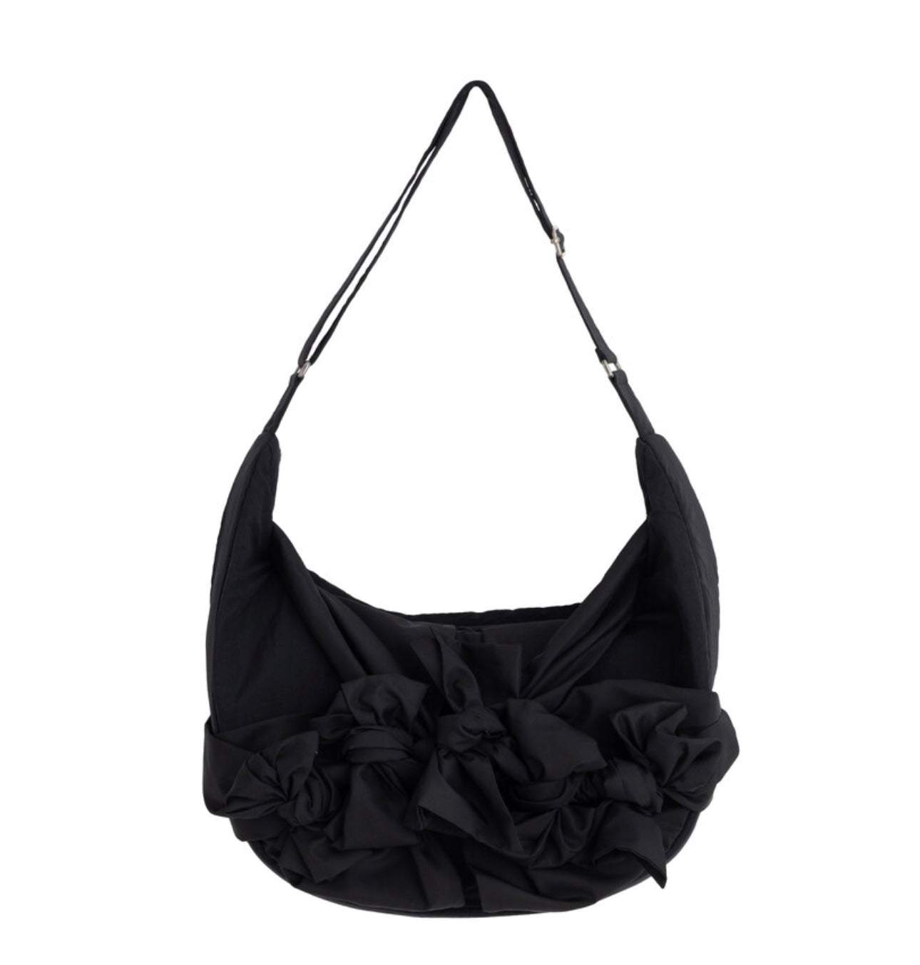 【IUGA】Knotted Shoulder Bag / Black