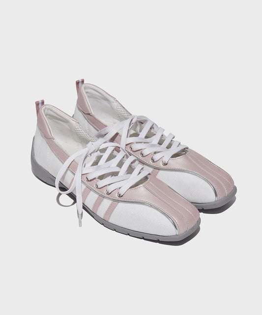 【Rockfish!】Bliss Laceup Sneakers - Pink Pearl