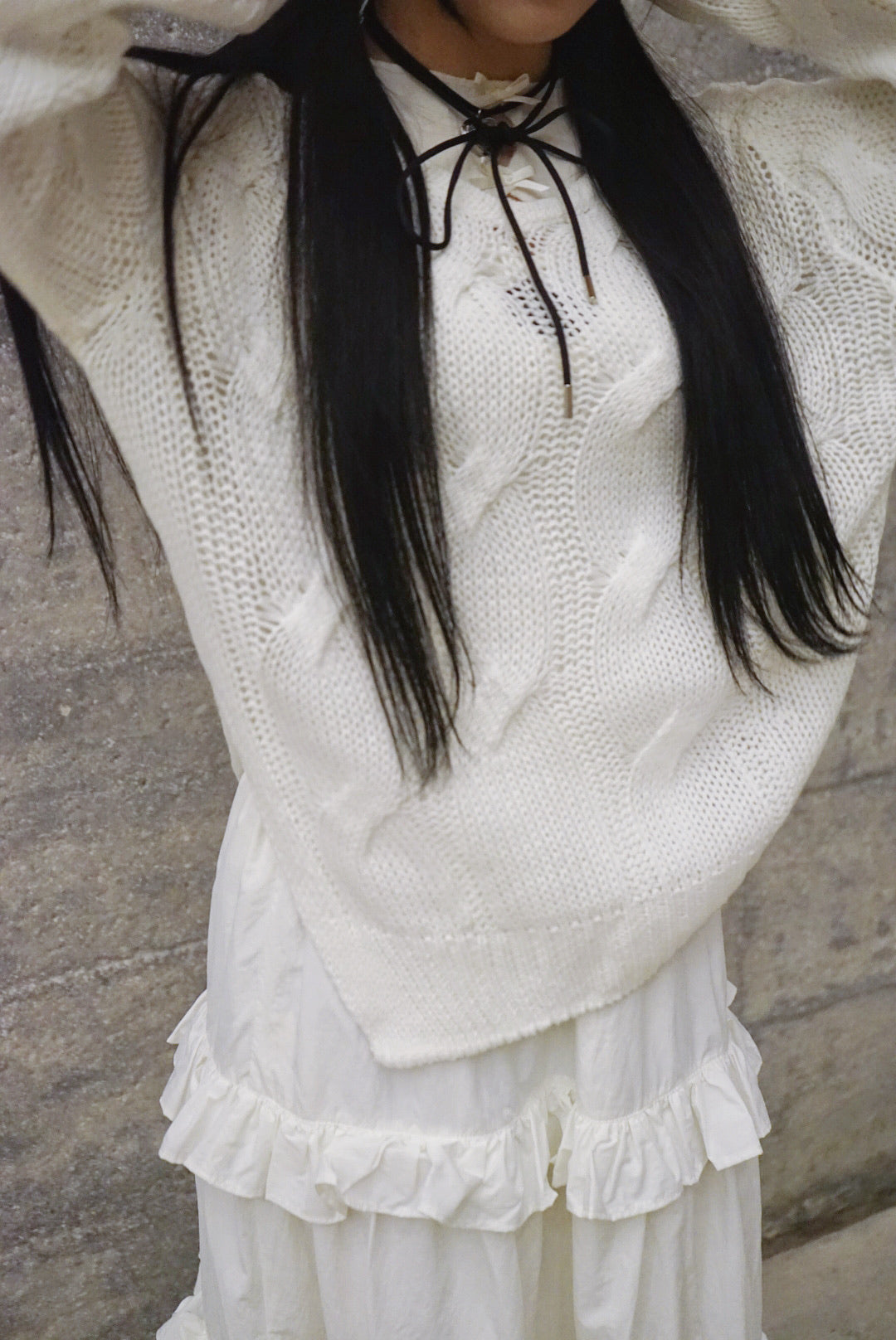 【🧧新年HAPPY價！】Flavia Knit/ white