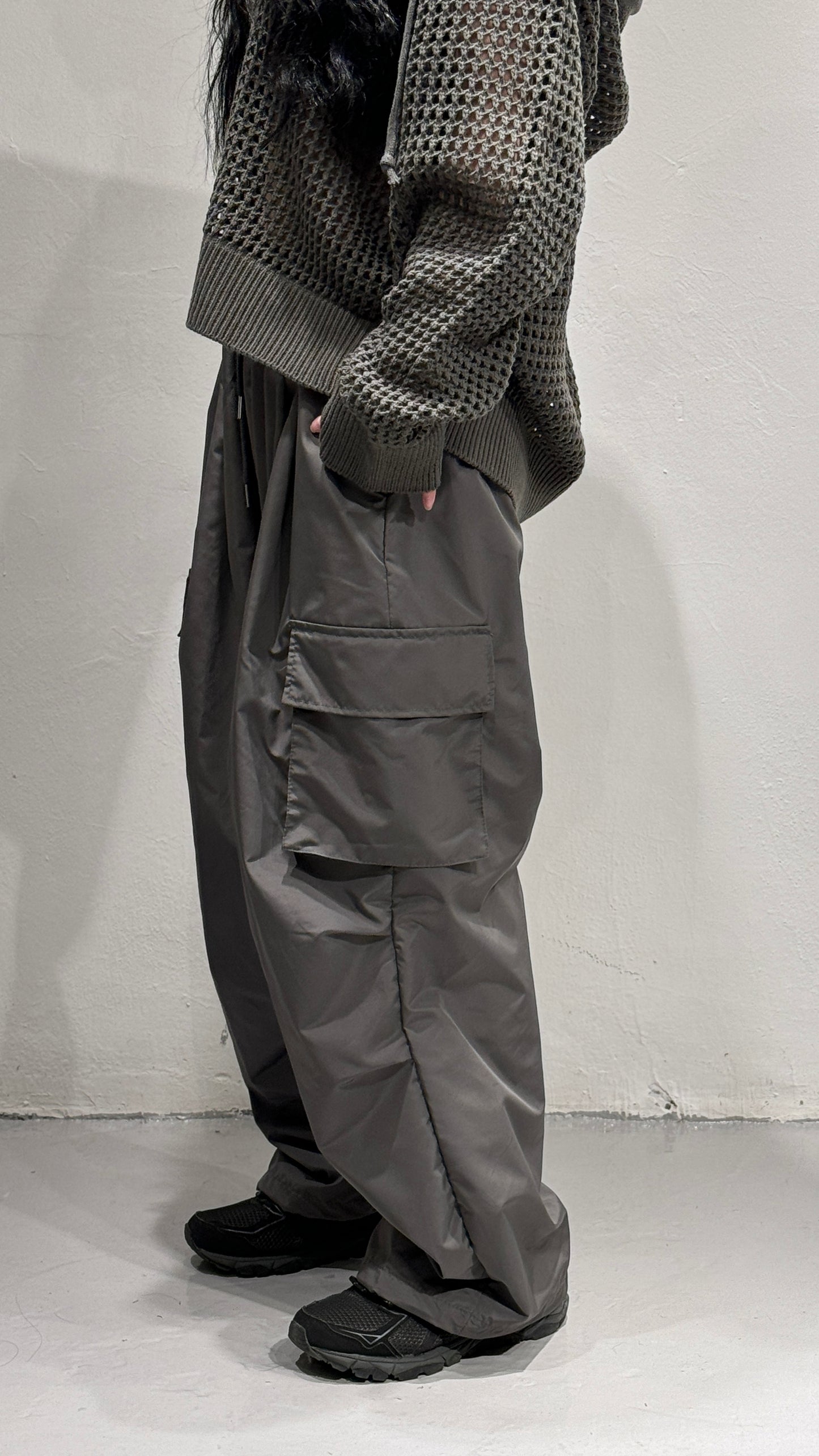 [DDD BOYS.]light nylon cargo pants/ 2 colors