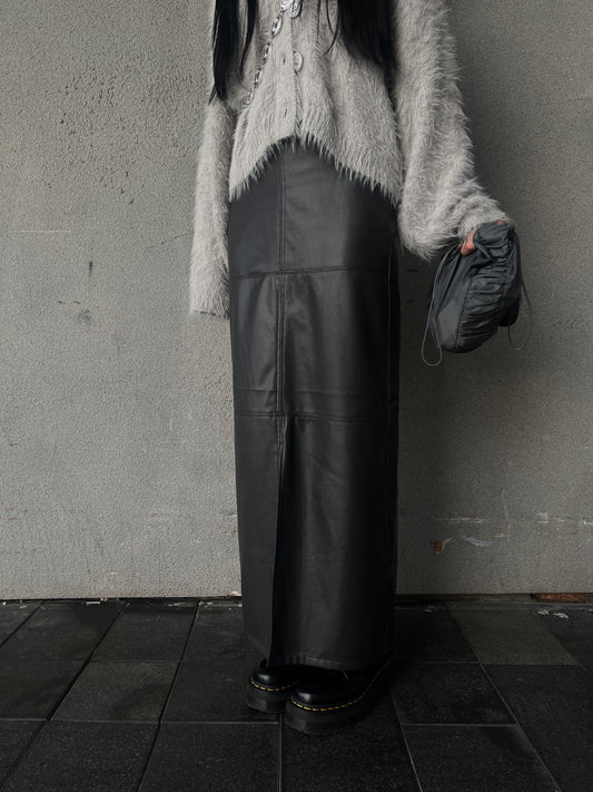 (完售即止！)Classic leather skirt/ 3 colors