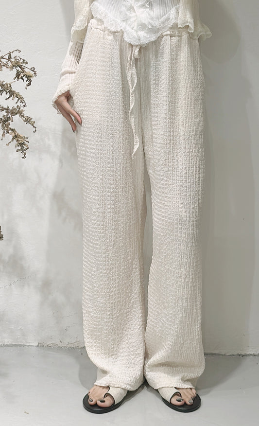 [ 超舒服！顯腿直！] Luna pants / ivory