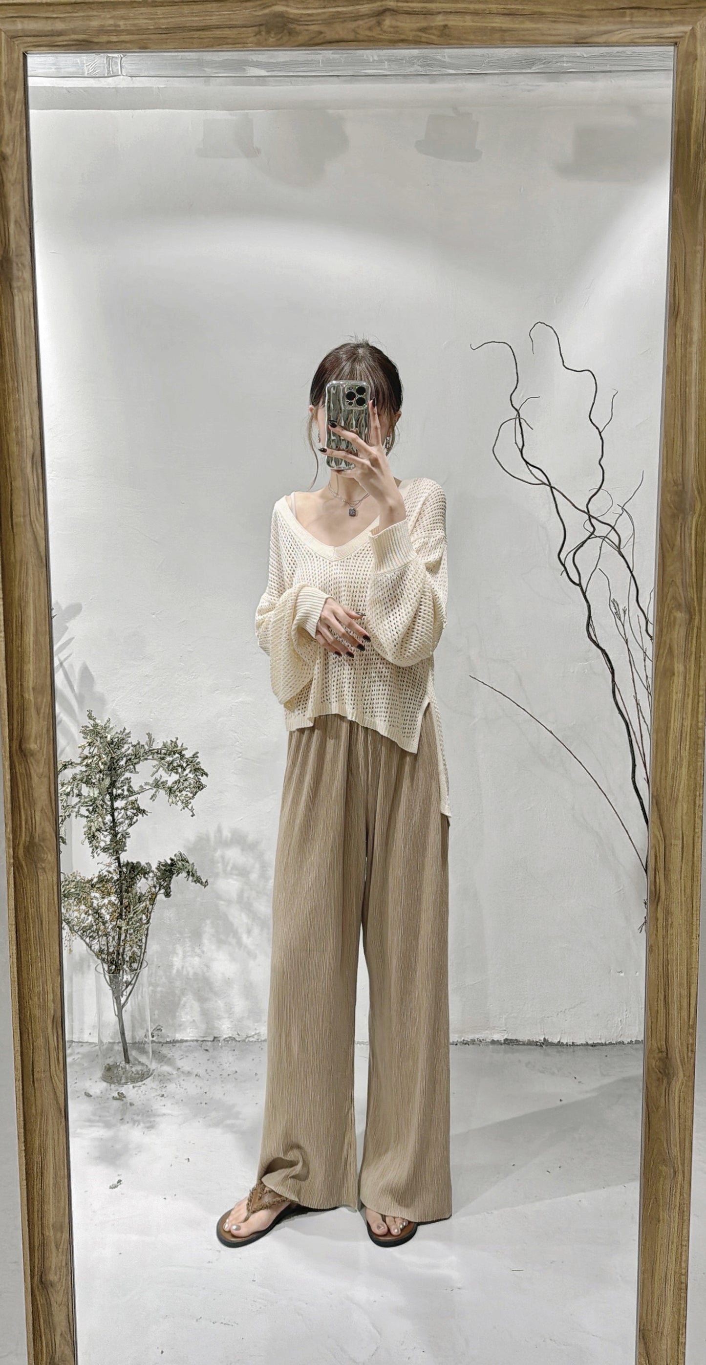 [ limited stock! ] Luna top/ ivory