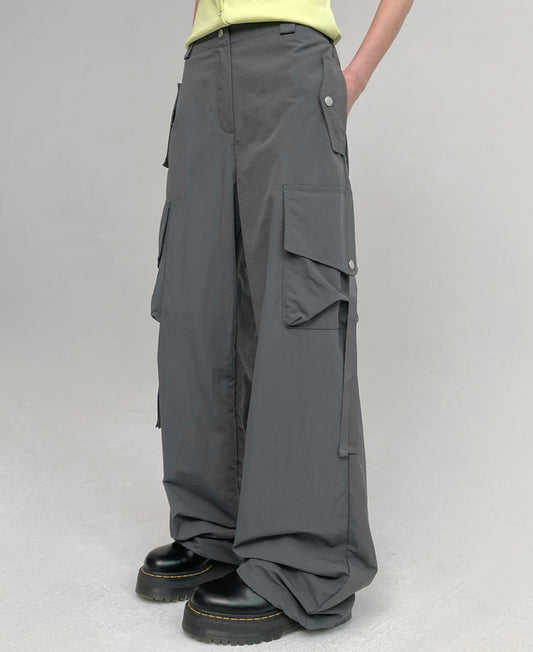 (MY PICKS!) Hooein Nylon Cargo Pants/ Charcoal