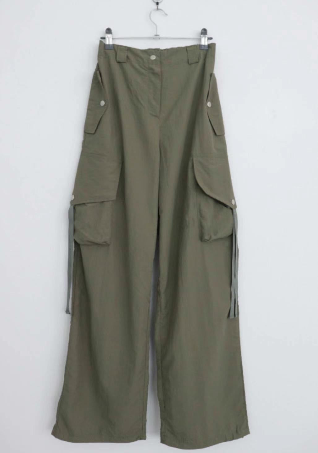 (MY PICKS!) Hooein Nylon Cargo Pants/ Olive