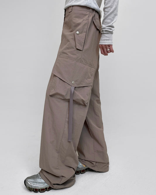 (MY PICKS!) Hooein Nylon Cargo Pants/ grey